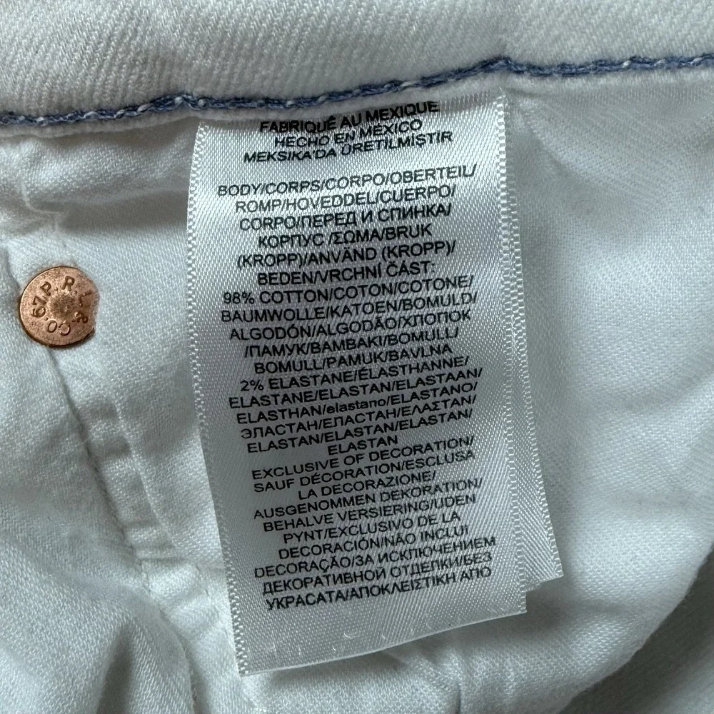 Polo Ralph Lauren Men's 32x30 Varick Slim Straight White Denim Jeans - Picture 6 of 8